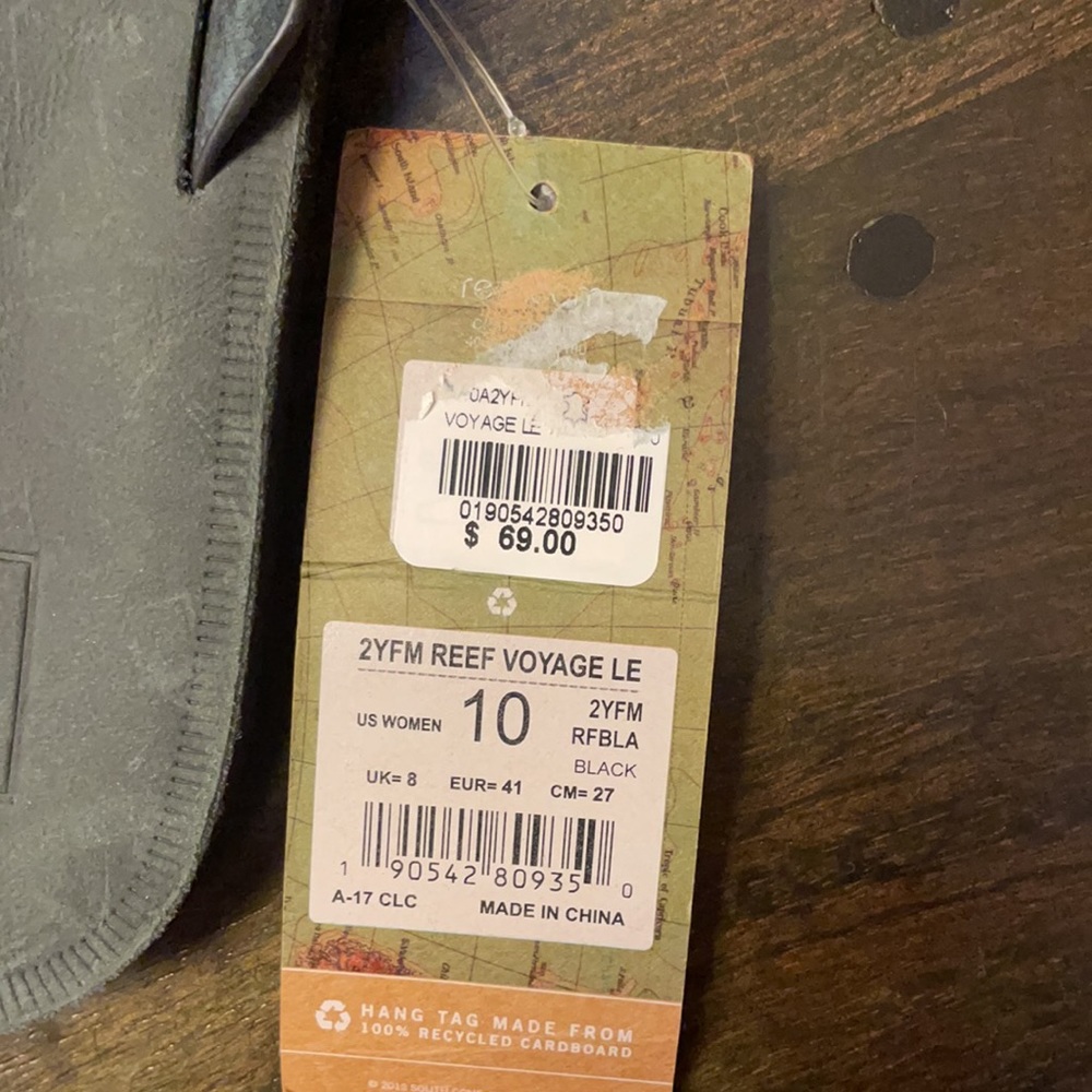 Reef Voyage LE leather flip flops - Picture 5 of 7